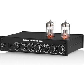 HiFi Vacuum Tube 5-Band EQ Preamp Equalizer XLR Pre-Amplifier Home Headphone Amp (T8)