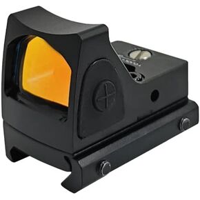 HWZ RMR Style Sight Tactical Adjustable Collimator Mini Scope Optic Sight 3.25 MOA Scope Fit 20mm Weaver