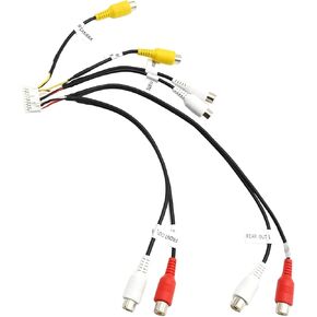 E2703004590 RCA Harness Cable Connector Adapter, Replacement for Alpine ILX-W650E ILXW650E ILXW650 ILX-W650, Replaces E2703004590