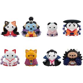 MEGA CAT PROJECT One Piece Nyan Peace Meow! Luffy and Wano Country Edition: 1Box (8pcs)