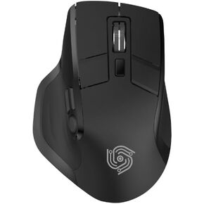 MKE 602 Wireless Ergonomic Office Mouse with Adjustable DPI, Black