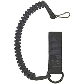 Tactical Molle Lanyard,Secure Spring Lanyard Keychain for Duty Belt or Bags