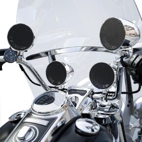 Gohawk TR4-Titan Motorcycle Bluetooth 4 مكبرات صوت صوت ستيريو 4.1 نظام مضخم مضاد للماء قناة 4 بوصات مشغل موسيقى MP3 Full Range Met