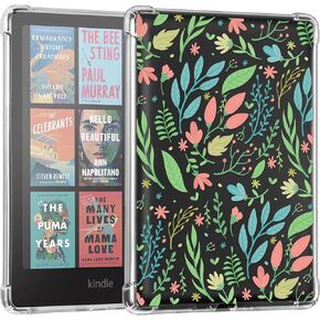 CoBak Clear Case for All-New Kindle Paperwhite 12th Gen 2024 (7") & Kindle Colorsoft Signature Edition (7") - Lightweight, Scratch-Proof Silicone Back Cover