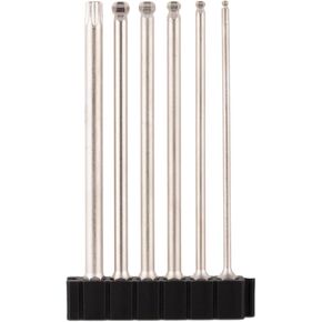 Fix It Sticks Extended Action Hex Bit Set - 6Pcs, 0.1875"x4.0" Long Compatible w/Standard 1/4" Driver, Includes 3/16", 5/32", 1/8", 5/64", 5mm, T30 Bits for Rifle Screws Tightening