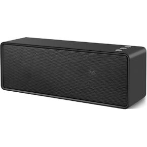 Portable Wireless Bluetooth Speaker with HD Sound, F2 Up to 24H Play time, Deep Bass, 10W Enhanced Stereo Edition, for Home, Outdoor, Party (Black)