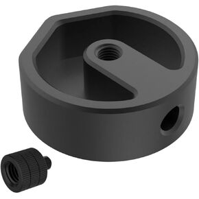 محول ترايبود Starlink Mini - سبيكة الألومنيوم - 1/4 "~ 20 و 3/8" ~ 16 محول حامل ثلاثي القوائم ملولب لتوصيل Starlink Mini ، متوافق مع ترايبودس ، ومشابك التثبيت ، وتصاعد قوسين - استخدام مع محول الأنابيب