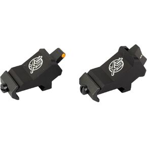 XS SIGHTS XTI2 45° Offset Iron Sights, Front Glow in The Dark for Tactical Applications, Ambidextrous, Durable