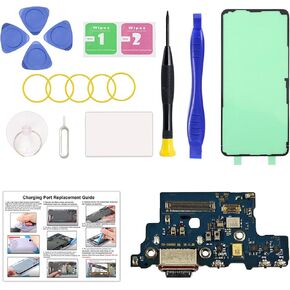 for Galaxy S20 Ultra USB Charging Board Port Replacement US Version, Type C Dock Board Connector for Samsung Galaxy S20 Ultra SM-G988U/U1/W with Tools & Instruction