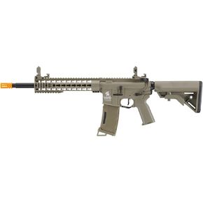 Lancer Tactical Gen 3 Keymod 10'' Nylon Polymer M4 Carbine w/Adjustable Stock (Programmable Fast Trigger & Mosfet)