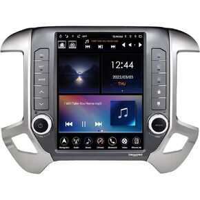 LINKSWELL GEN 5 Car Radio for Chevy Silverado and GMC Sierra 2014-2019 Android 9 Car Stereo Upgrade 12.1 Inch Touchscreen with Wireless CarPlay Android Auto Bluetooth GPS Navigation