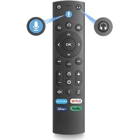 Replacement Voice-Remote-Control for Fire-TV-Stick-Cube and Compatible with Insignia-Toshiba-Pioneer-Fires-Smart-TVs