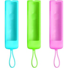 Silicone Protective Case for Samsung Remote, Pack of 3 Universal Battery Cover Skin Sleeve Compatible with Samsung Smart TV LCD LED HDTV 3D Smart TVs Models (Blue+Pink+Green)