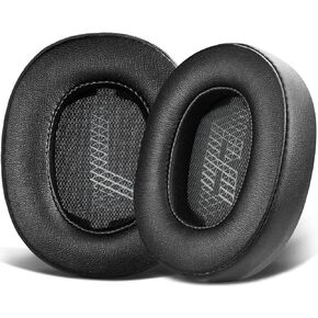 SOULWIT Professional Replacement Ear Pads for JBL Live 500BT/Live 500 BT Around-Ear Wireless Headphone, Earpads Cushions with Softer Protein Leather, Noise Isolation Foam - Live500 PL Black