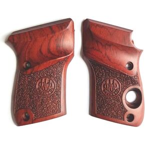 BMPL Deluxe Hardwood Smooth Gun Grips Compatible with Beretta 21A Bobcat Thai Handmade