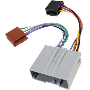 16Pin-24Pin Radio Wiring Harness Adapter Kit Compatible with Ford F-150 F-250 F-350 F-450 F-550 Explorer Lincoln Mercury ISO Car Stereo Wire Harness Connector