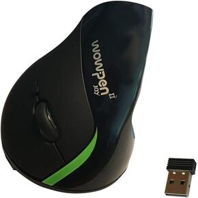 Wow Pen Joy II Wireless Optical Mouse Ergonomic 6 Buttons, Silver (WP-012-S-EW)