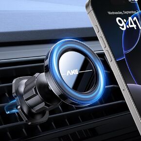 AKE for MagSafe Car Mount [2025 Strongest Magnet Power] Magnetic Phone Holder for Car Vent 360° Rotation Magnetic Car Phone Holder Mount for iPhone 16 Pro Max 15 14 13 Plus Mini Samsung Galaxy S24+