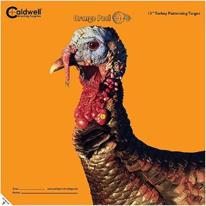 Caldwell Orange Peel Turkey Target with Flake Off Material and Strong Adhesive for Outdoor, Range, Shooting and Hunting