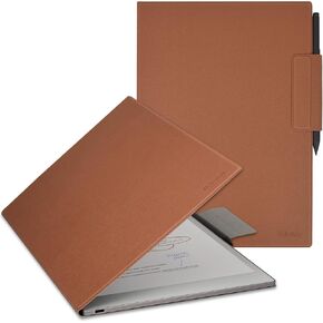 حالة لورقة رائعة PRO PRO 11.8 بوصة 2024 تم إصدارها ، وغطاء جلدي PU الممتاز مع Bulit-in Magnet ، و Book Folio Design مع حامل القلم ، والبني