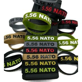 5.56 NATO 556 Magazine Mag ID Band Thick and Durable (Pack of 5 Gray)