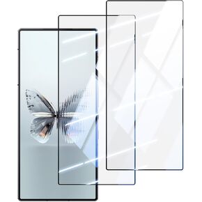 Foluu [2-Pack For ZTE Nubia Red Magic 10 Pro/Red Magic 10 Pro+ Screen Protector, Tempered Glass [Full Adhesive][Full Coverage] [Bubble-Free] HD Clear High Responsive for Red Magic 10 Pro 2024
