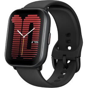 Amazfit Certified Renewed Active Smart Watch with AI Fitness Coach, GPS, Bluetooth Calling & Music, 14 Day Battery, 1.75" AMOLED Display & Alexa Built-in, Black (Renewed)