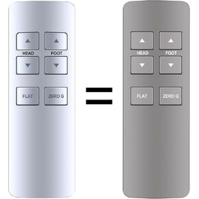 New Replacement Adjustable Bed Remote Control Compatible with Serta Motion Essentials Remotes for Adjustable Beds (3rd Gen Gray or iSeries Model)