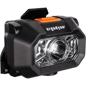 Ergodyne Skullerz 8978 Intrinsically Safe Hard Hat Headlamp Light, Compatible with Ergodyne Skullerz Hard Hats and Safety Helmets,Black