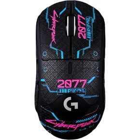 Mouse Grip Tape Full Coverage for Logitech GPW/Viper Self-Adhesive PreCut Sweat-Resistant Professional Mice Upgrade Kit (Cyberpunk_Lizard, for G PRO X Superlight 1&2)