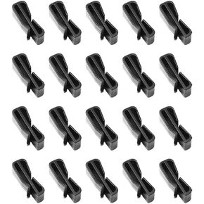Webbing Ending Clip Belt Clip Hook Outdoor Backpack Strap Keeper Clips Webbing Clip Replacement(25mm,Black)