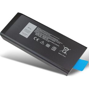 DMKAOLLK 97Wh X8VWF Battery Replacement for Dell Latitude 14 Rugged Extreme 7404 7414 E7404, Latitude 14 Rugged 5404 5414 E5404 Series P45G P46G P45G001 P46G001 P46G002 Laptop 4XKN5 CJ2K1 DKNKD 11.1V