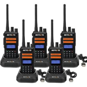 RETEVIS RT76P GMRS أجهزة راديو ، Walkie Talkies طويلة المدى ، أجهزة الراديو الطارئة ، الاستعداد المزدوج ، شاشة LED ، بطارية قابلة لإعادة الشحن 1400 مللي أمبير ، NOAA ، VOX ، أجهزة الراديو ذات الاتجاهين لمدارس أمان المستودعات (5 عبوات) in Kuwait