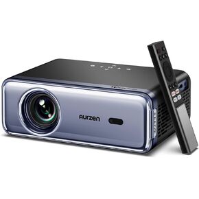 EAZZE D1 Pro Smart Projector with WiFi and Bluetooth, Netflix Official, Auto Focus & Keystone, dbx-tv Total Sonics & Dolby Audio, 350 ANSI Native 1080P Portable Outdoor Movie Projector, Blue