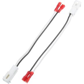 Front/Dash Tweeters Speaker Wiring Harness Adapter Connector Plug for Dodge for Ram 1500 06-21 / Car Speaker Wiring Adapter/Plastic / 2 Pcs/White Auto Replacement Parts