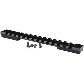 Warne 7653M Weatherby Mark V Standard 6 Lug Mountain Tech Tactical Rail, Black