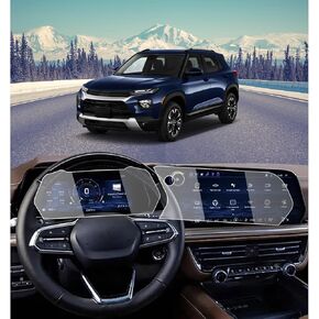 Screen Protector for 2024 2025 Chevrolet Trailblazer LT/LS/Activ/2024 Chevy Trailblazer RS 11 Inch Touchscreen & 8 Inch Gauges Tempered Glass Protective Film Navigation Accessories Cover
