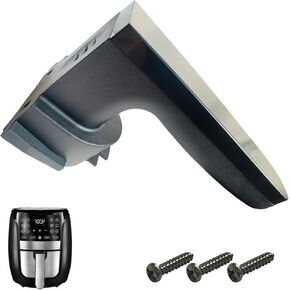 Air Fryer Replacement Handle for Gourmia GAF698 6QT Air Fryers, Upgraded Air Fryer Handle for 6QT Gourmia Air Fryer, Ergonomic Design, High Temperature Resistance, Dishwasher Safe