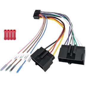 Android Radio Wire Harness Kit Compatible with Ford E-150 E-250 E-350 F-150 F-250 F-350 Aspire Explorer Escort Festiva Mustang Taurus Ranger Mercury Mazda 8PIN 7PIN Stereo Wiring Connector