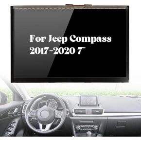 لاستبدال شاشة Jeep Compass 7 "UCONNECT LCD شاشة تعمل باللمس لعام 2017-2020 JEEP COMPROSS MOONTION MONITION