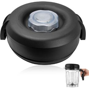 1Pcs Replacement Lid for Vitamix Blender 64 Oz Low Profile Container - Vitamix Accessories, Parts, and Cover - Lid Plug Cap Kit - Compatible with Vitamix 750 5200 5000 6300 7500 -Clear Lid Design