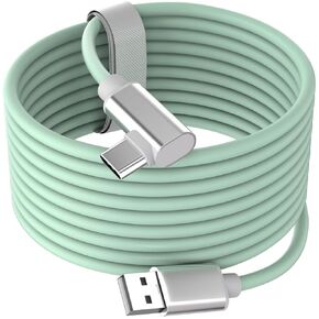 16FT Link Cable USB 3.1 to USB C Cable for PC VR Headset, Compatible with Oculus/Quest 3/Meta Quest 3S, Quest2/Pro/Pico 4/Ultra Accessories and PC/SteamVR, High Speed PC Data Transfer