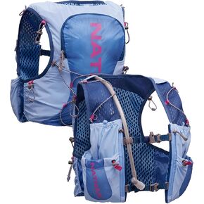 Nathan Vapor Airess 3.0 7 Liter Hydration Vest w/ 2L Bladder, Air Mesh Shoulder Straps, Front Pockets & Back Zipper Pocket, Breathable & Moisture Wicking