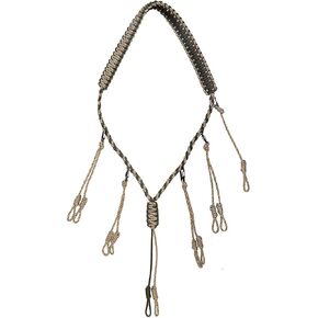 GLORYFIRE Duck Call Lanyard with Removable Drops Secures 11 Call Premium Real Nylon Game Call Lanyard Hand Braided Camo 550LB Paracord Goose Calls for Predator Ducks