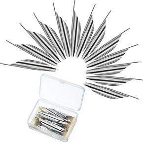 PATIKIL Arrows Spin Vanes, 50 Pack 1.8 Inch Plastic Arrow Fletching Archery Arrow Feather Right Twist Fletch for DIY Target Shooting, Silver
