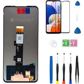 for Moto G Play 2023 LCD Screen Replacement XT2271 XT2271-5 Touch Display Digitizer Assembly Repair Tool Kits 6.5 inch Black