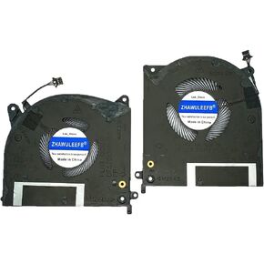 Replacement New Laptop GPU+GPU Cooling Fan for Dell Alienware M15 R2 N18E Gaming Laptop 0X9FRW DFSCK324162A2P DFS2013121H0T FLHU DC12V 1A Fan