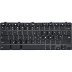 Replacement Keyboard for Dell Chromebook 11 3100 3110,Chromebook 11 3100 5190 Series Laptop 00D2DT 0G6FD2 0H06WJ with US Layout Black (Power Key)