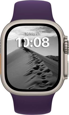 SB Sport Band for Apple Watch Bands Women Ultra 2 49mm ، Series 10 46mm ، 9 8 7 45mm 41mm ، Se 6 5 44mm 40mm ، 3 2 1 42mm 38mm Men Iwatch ، Slit ، Black in Kuwait