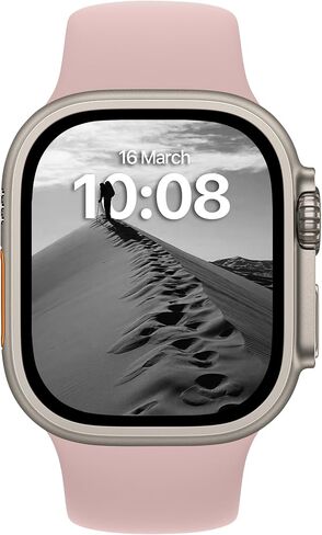 SB Sport Band for Apple Watch Bands Women Ultra 2 49mm ، Series 10 46mm ، 9 8 7 45mm 41mm ، Se 6 5 44mm 40mm ، 3 2 1 42mm 38mm Men Iwatch ، Slit ، Black in Kuwait